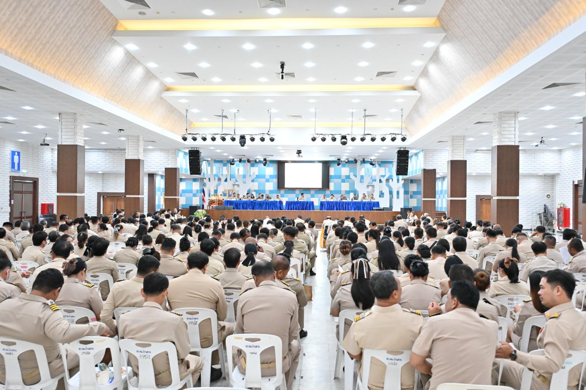 การประชุมหัวหน้าส่วนราชการ ผู้บริหารองค์กรปกครองส่วนท้องถิ่น กำนัน ผู้ใหญ่บ้าน แพทย์ประจำตำบล สารวัตรกำนัน และผู้ช่วยผู้ใหญ่บ้าน ครั้งที่ 9/2568 ประจำเดือนกันยายน 2568