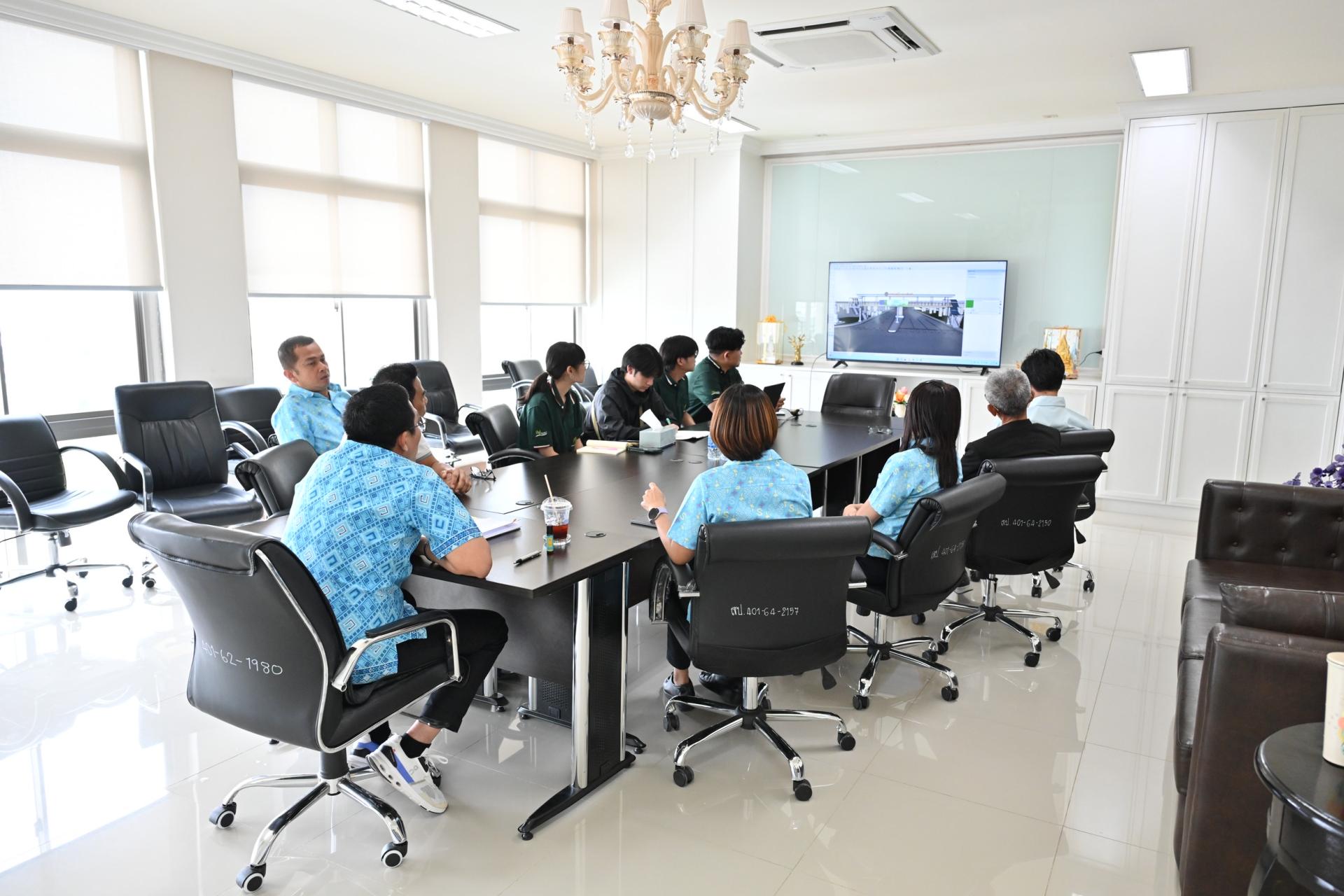 การประชุมเพื่อพิจารณาแนวทางการออกแบบและปรับปรุงสะพานลอยข้ามสี่แยกดอนหัวฬ่อ, สวนสุขภาพ หมู่ที่ 4 และป้ายรอรถในเขตเทศบาลเมืองดอนหัวฬ่อ