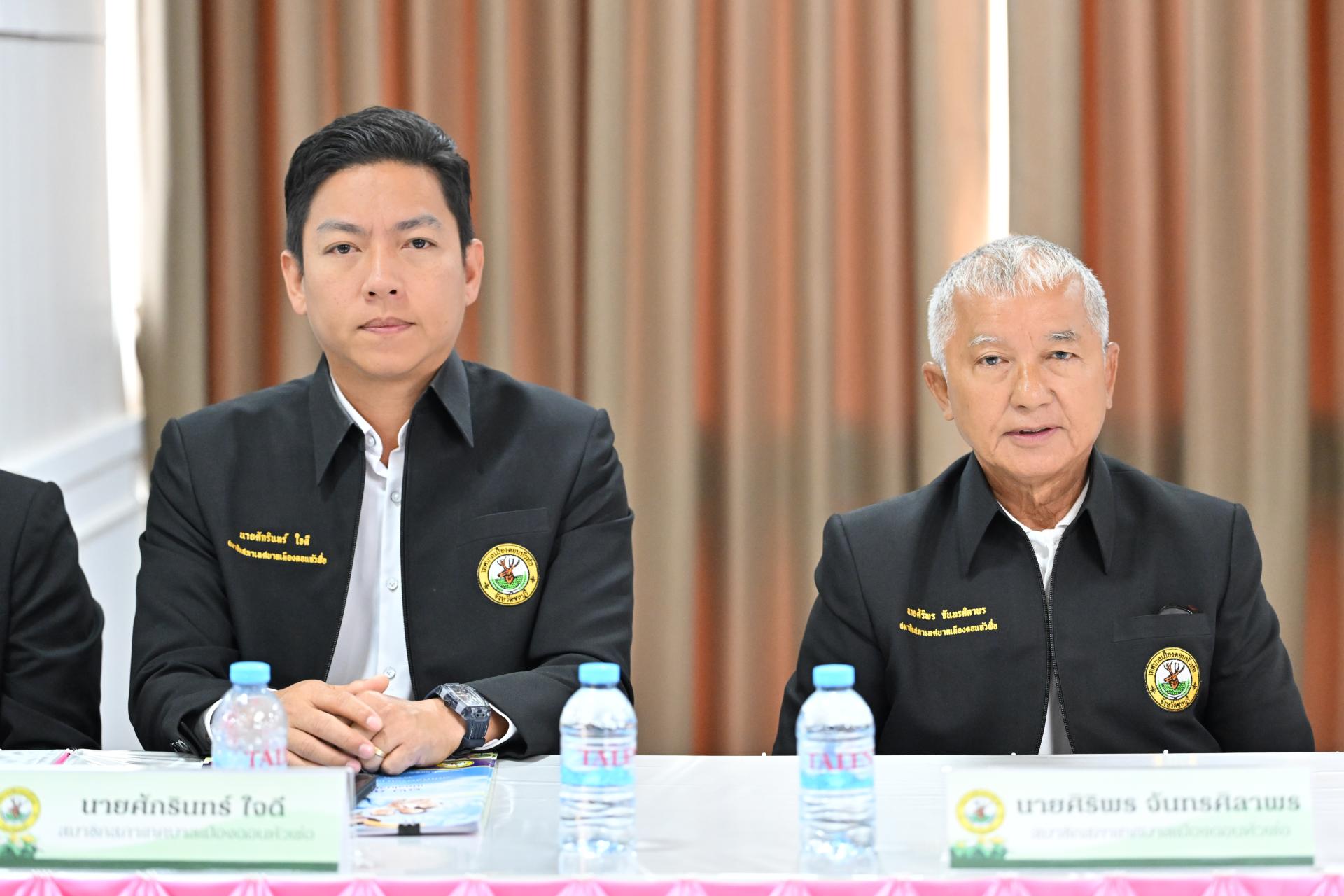เทศบาลเมืองดอนหัวฬ่อ ให้การต้อนรับคณะศึกษาดูงานจากเทศบาลตำบลเมืองใหม่โคกกรวด 