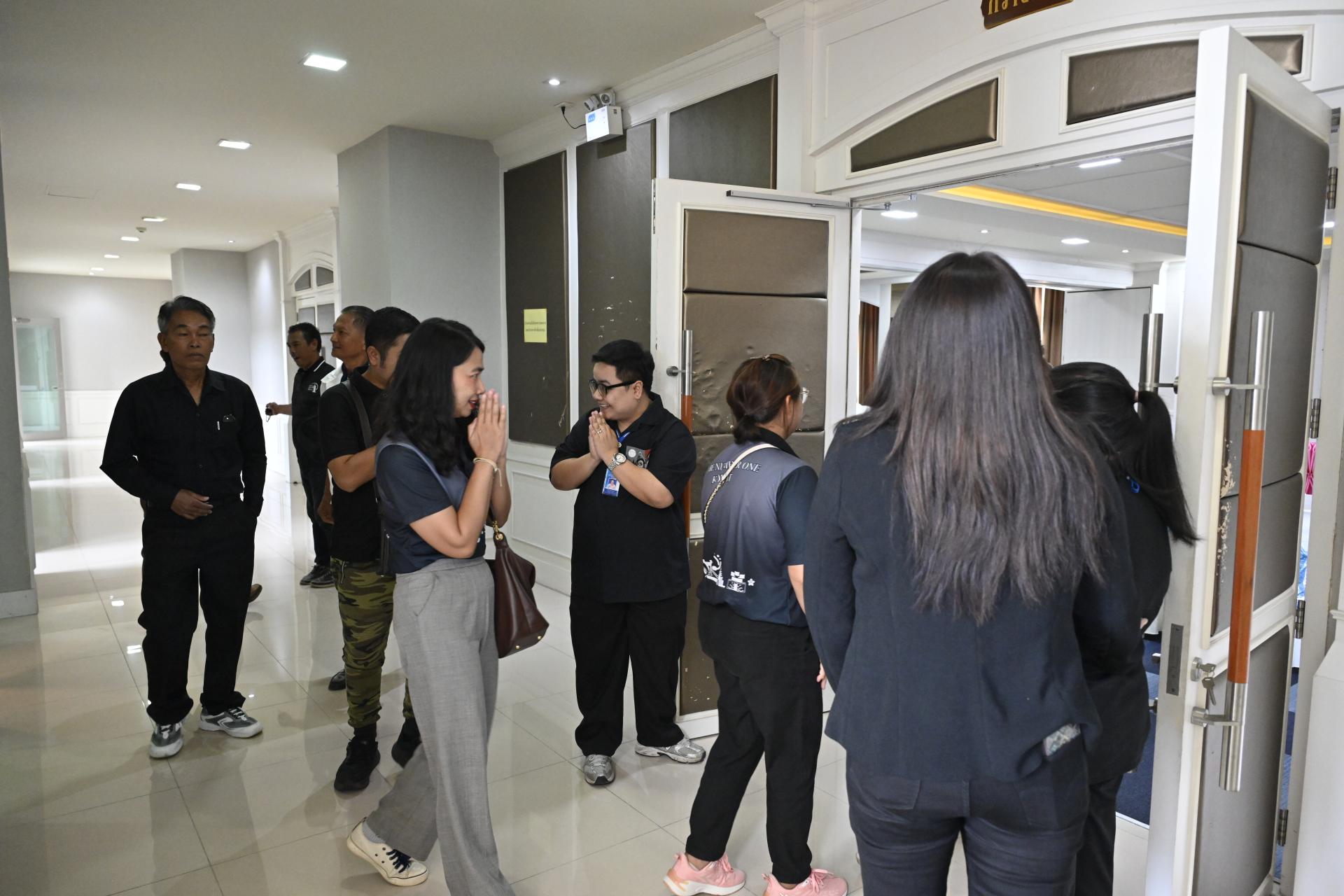 เทศบาลเมืองดอนหัวฬ่อ ให้การต้อนรับคณะศึกษาดูงานจากเทศบาลตำบลเมืองใหม่โคกกรวด 