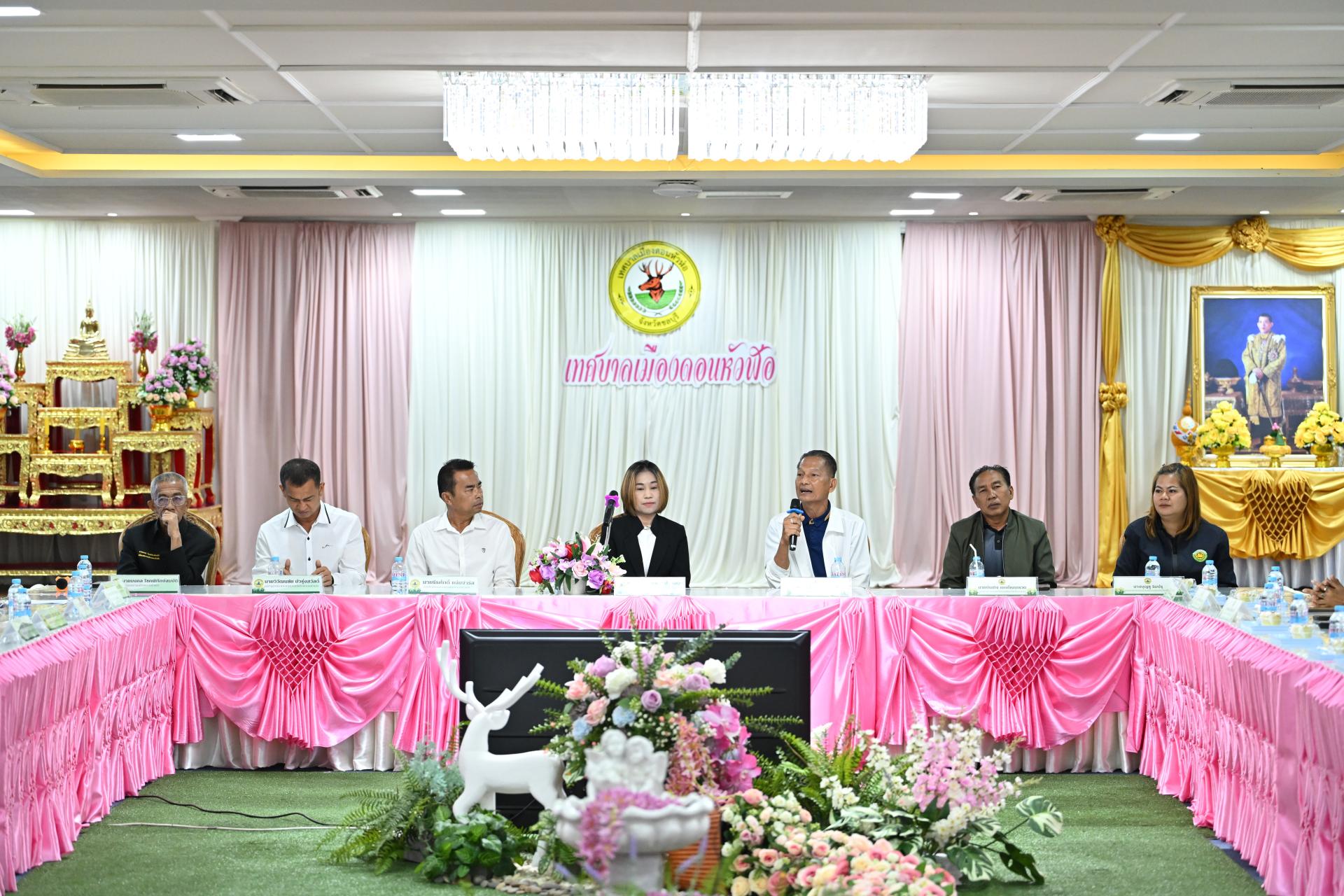 เทศบาลเมืองดอนหัวฬ่อ ให้การต้อนรับคณะศึกษาดูงานจากเทศบาลตำบลเมืองใหม่โคกกรวด 