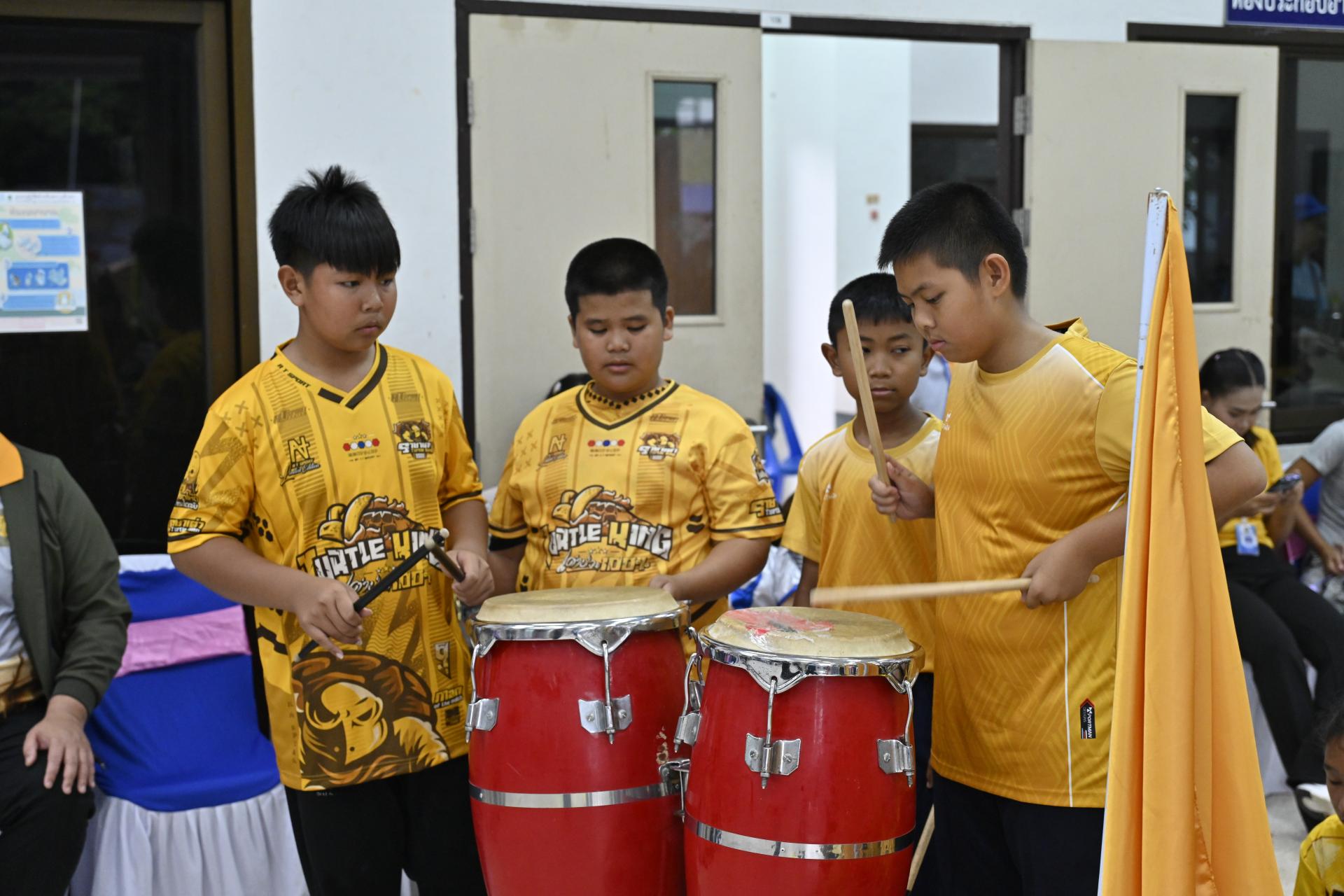 โรงเรียนเทศบาลเมืองดอนหัวฬ่อ ๑ (บ้านมาบสามเกลียว) จัดโครงการส่งเสริมทักษะด้านกีฬา ประจำปีการศึกษา 2569 