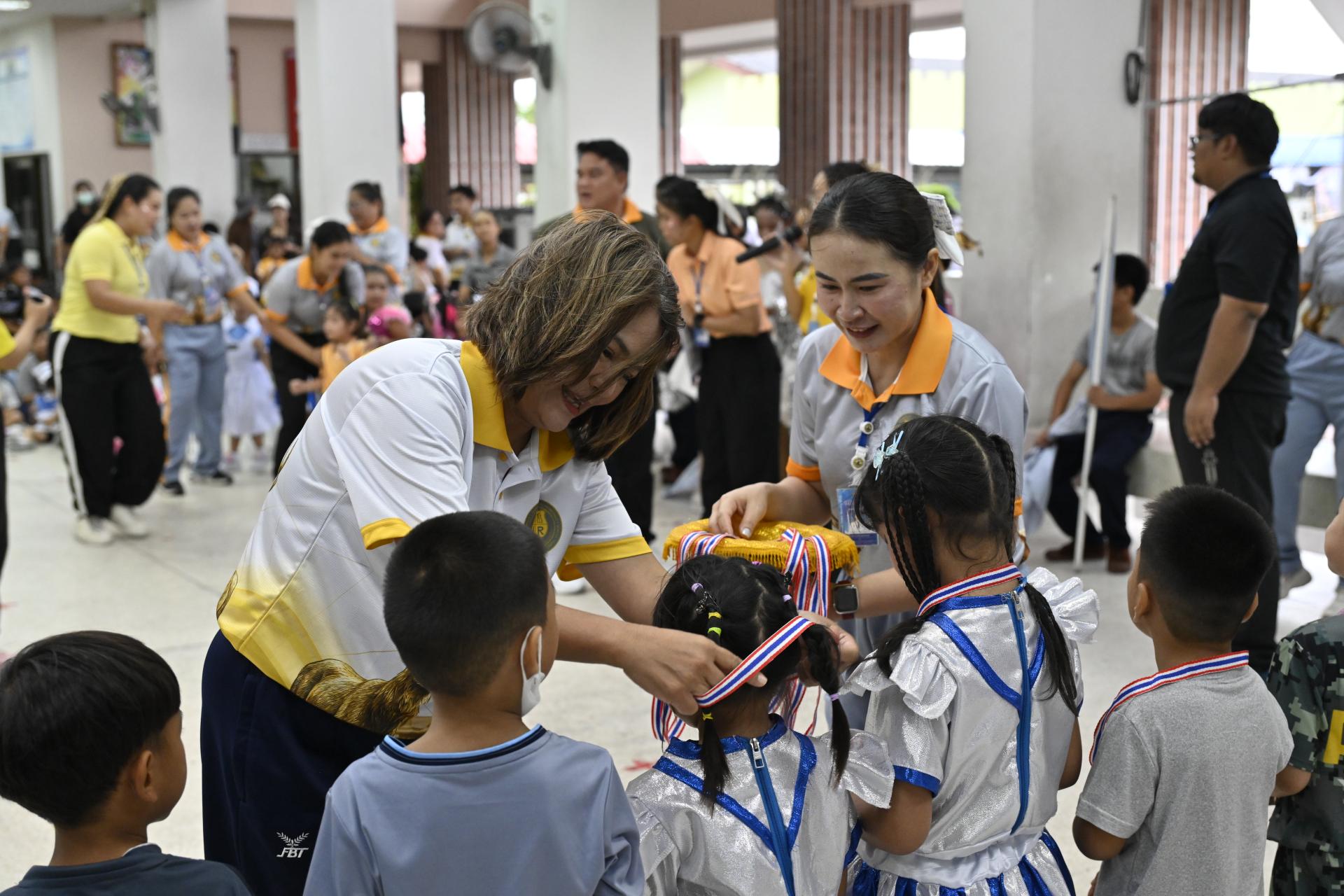 โรงเรียนเทศบาลเมืองดอนหัวฬ่อ ๑ (บ้านมาบสามเกลียว) จัดโครงการส่งเสริมทักษะด้านกีฬา ประจำปีการศึกษา 2569 