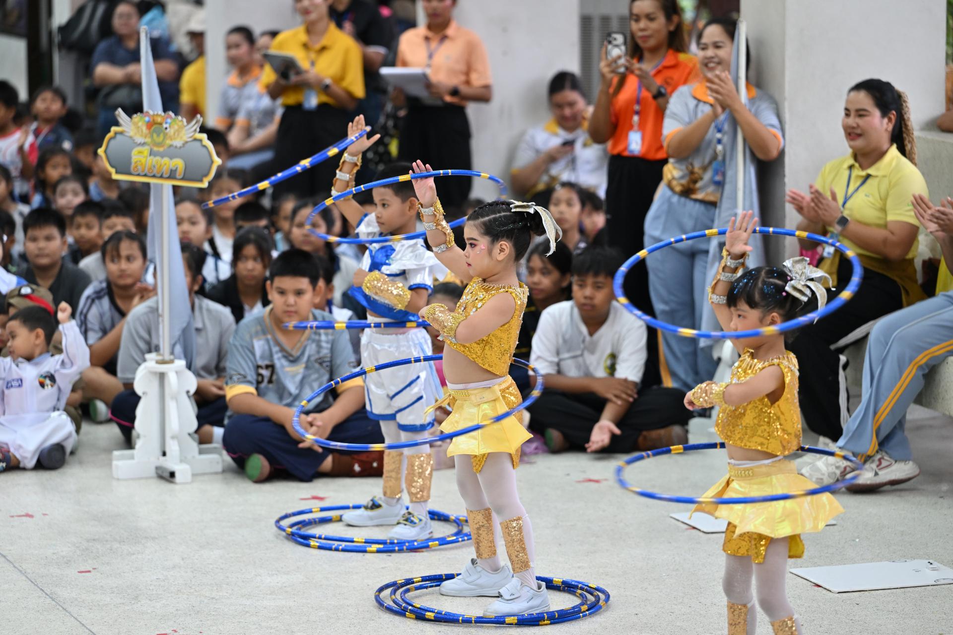 โรงเรียนเทศบาลเมืองดอนหัวฬ่อ ๑ (บ้านมาบสามเกลียว) จัดโครงการส่งเสริมทักษะด้านกีฬา ประจำปีการศึกษา 2569 