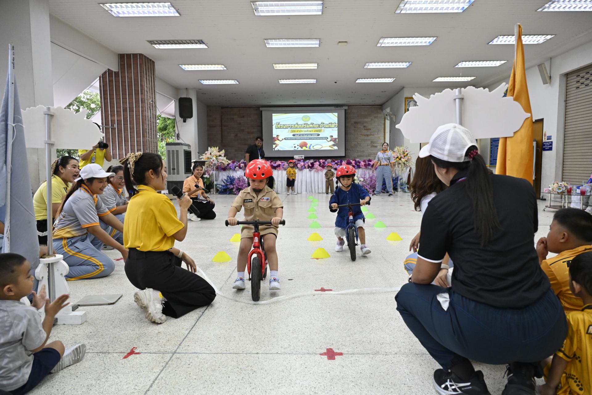 โรงเรียนเทศบาลเมืองดอนหัวฬ่อ ๑ (บ้านมาบสามเกลียว) จัดโครงการส่งเสริมทักษะด้านกีฬา ประจำปีการศึกษา 2569 