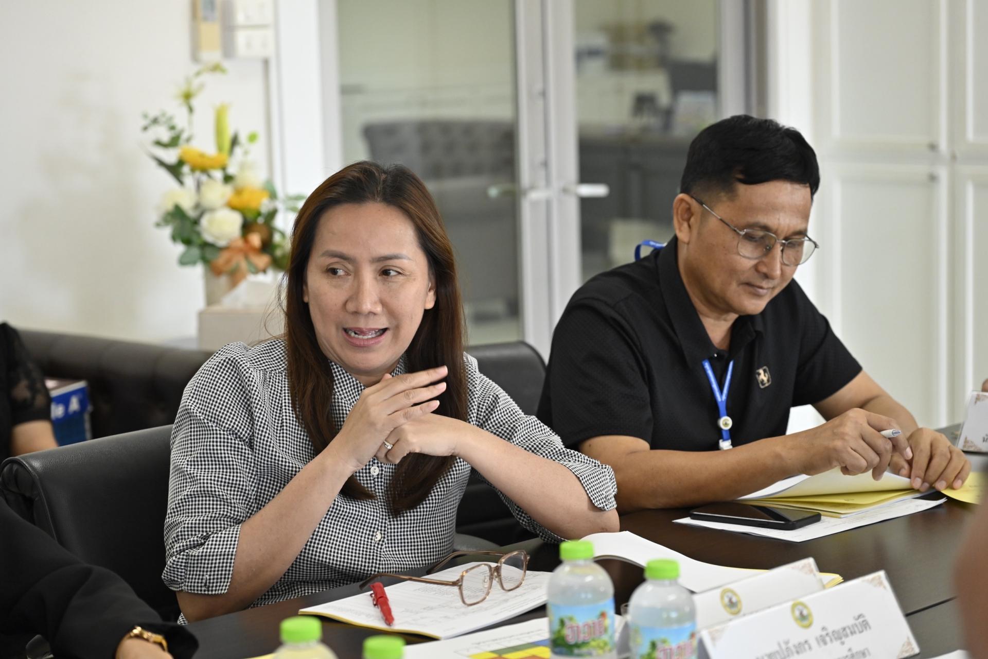 การประชุมคณะกรรมการบริหารจัดการความเสี่ยงของเทศบาลเมืองดอนหัวฬ่อ