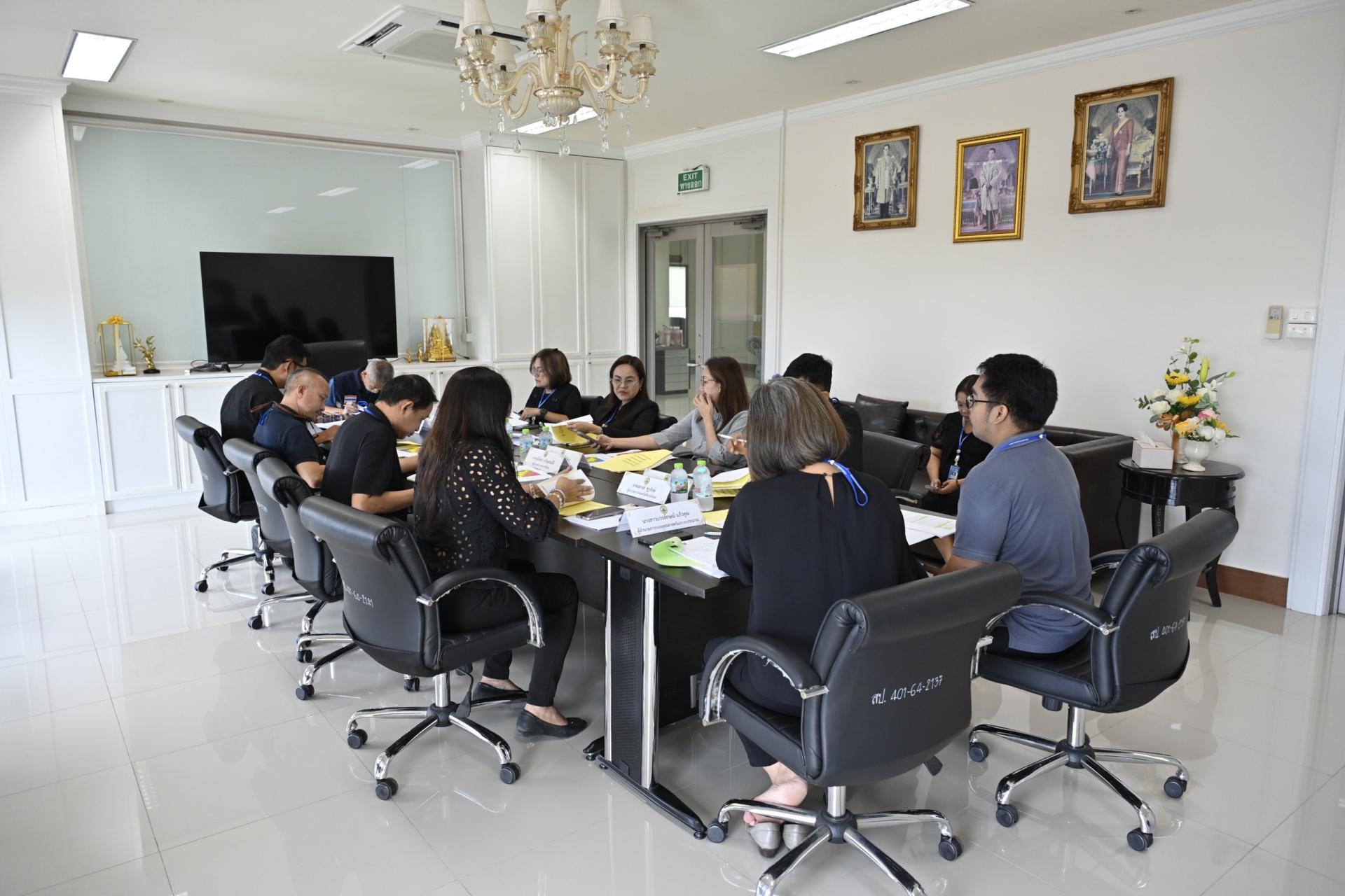 การประชุมคณะกรรมการบริหารจัดการความเสี่ยงของเทศบาลเมืองดอนหัวฬ่อ