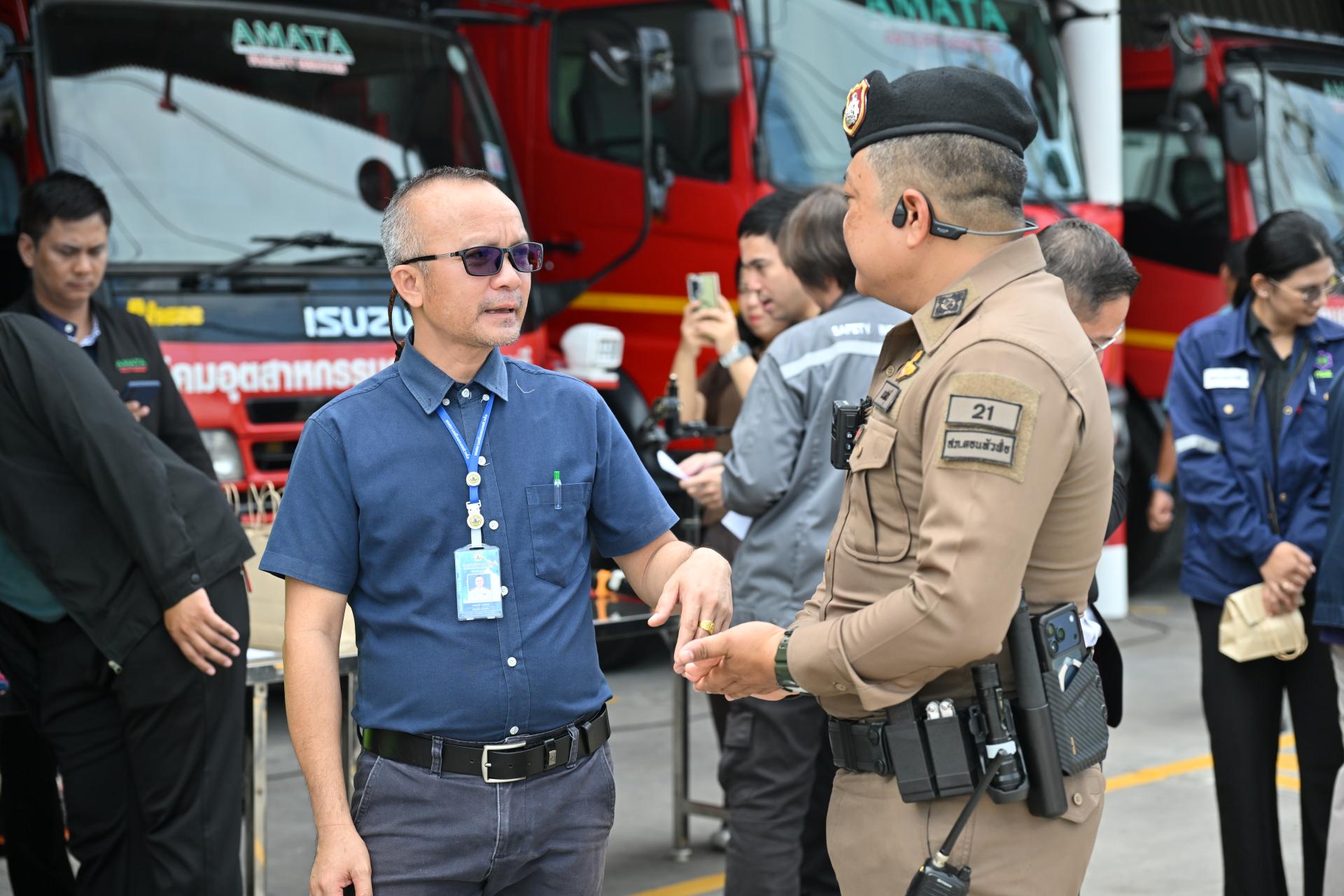 เทศบาลเมืองดอนหัวฬ่อ ร่วมกิจกรรม “Truck Safety : รถบรรทุกปลอดภัย”