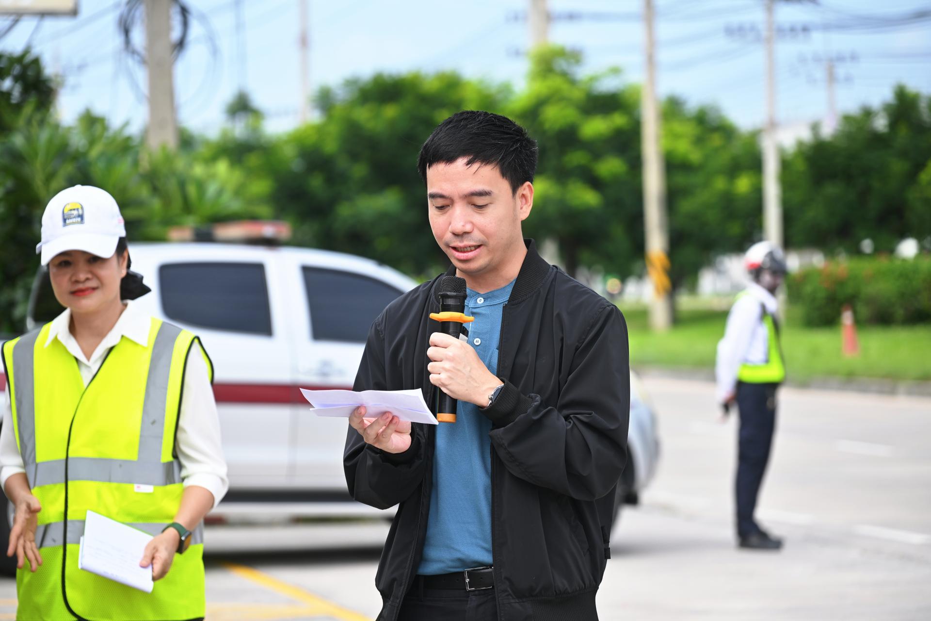 เทศบาลเมืองดอนหัวฬ่อ ร่วมกิจกรรม “Truck Safety : รถบรรทุกปลอดภัย”
