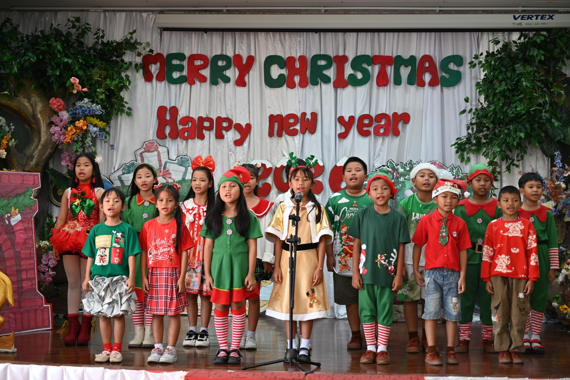 โรงเรียนเทศบาลดอนหัวฬ่อ ๑ (บ้านมาบสามเกลียว) ได้จัดกิจกรรม “Merry Christmas and Happy new year 2026”
