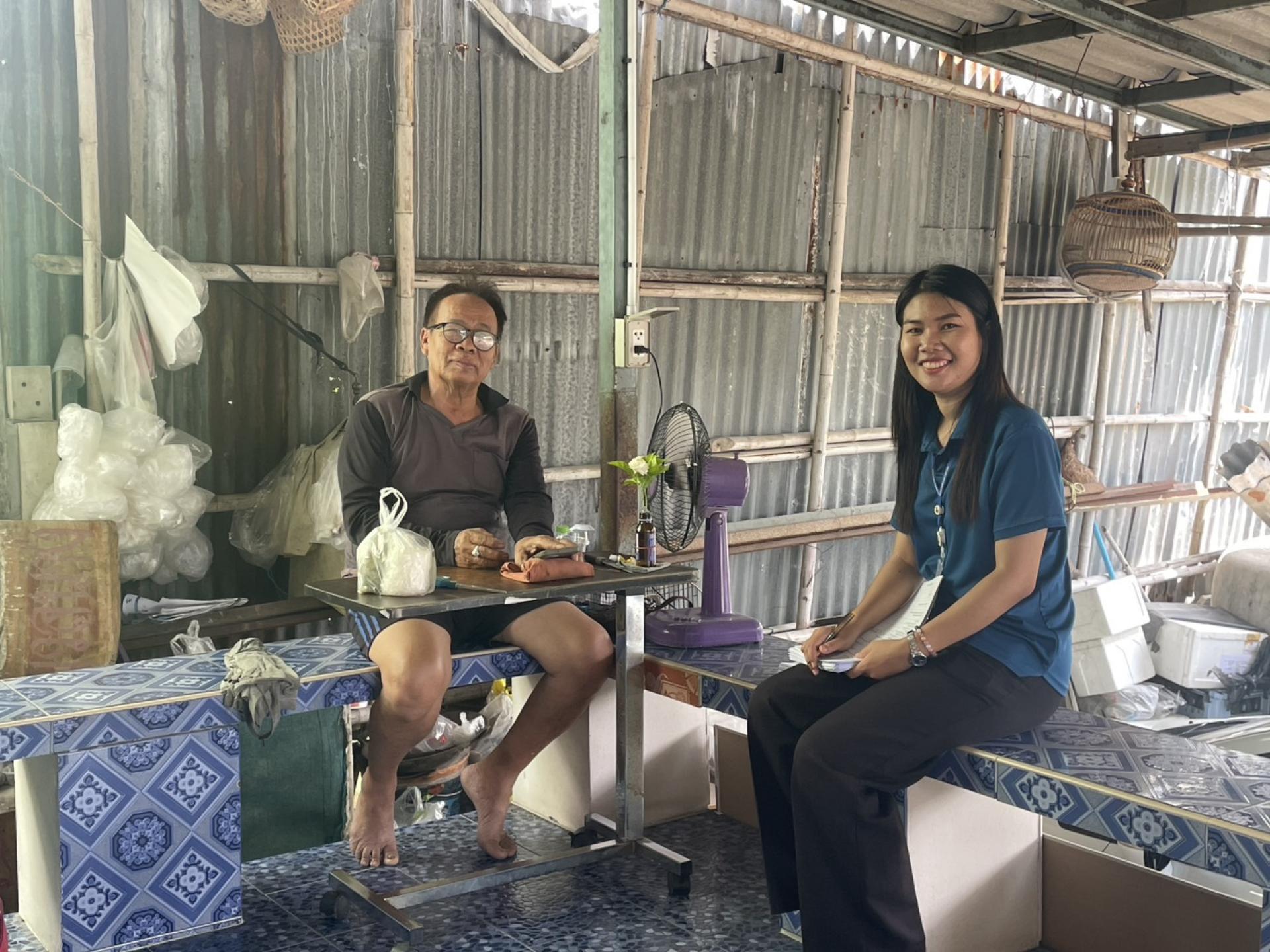 กองสวัสดิการสังคม ลงพื้นที่ให้คำปรึกษา แนะนำด้านสวัสดิการและสังคมสงเคราะห์ และสำรวจและประเมินสภาพปัญหาและความต้องการของประชาชนในชุมชนหมู่ที่ 7 