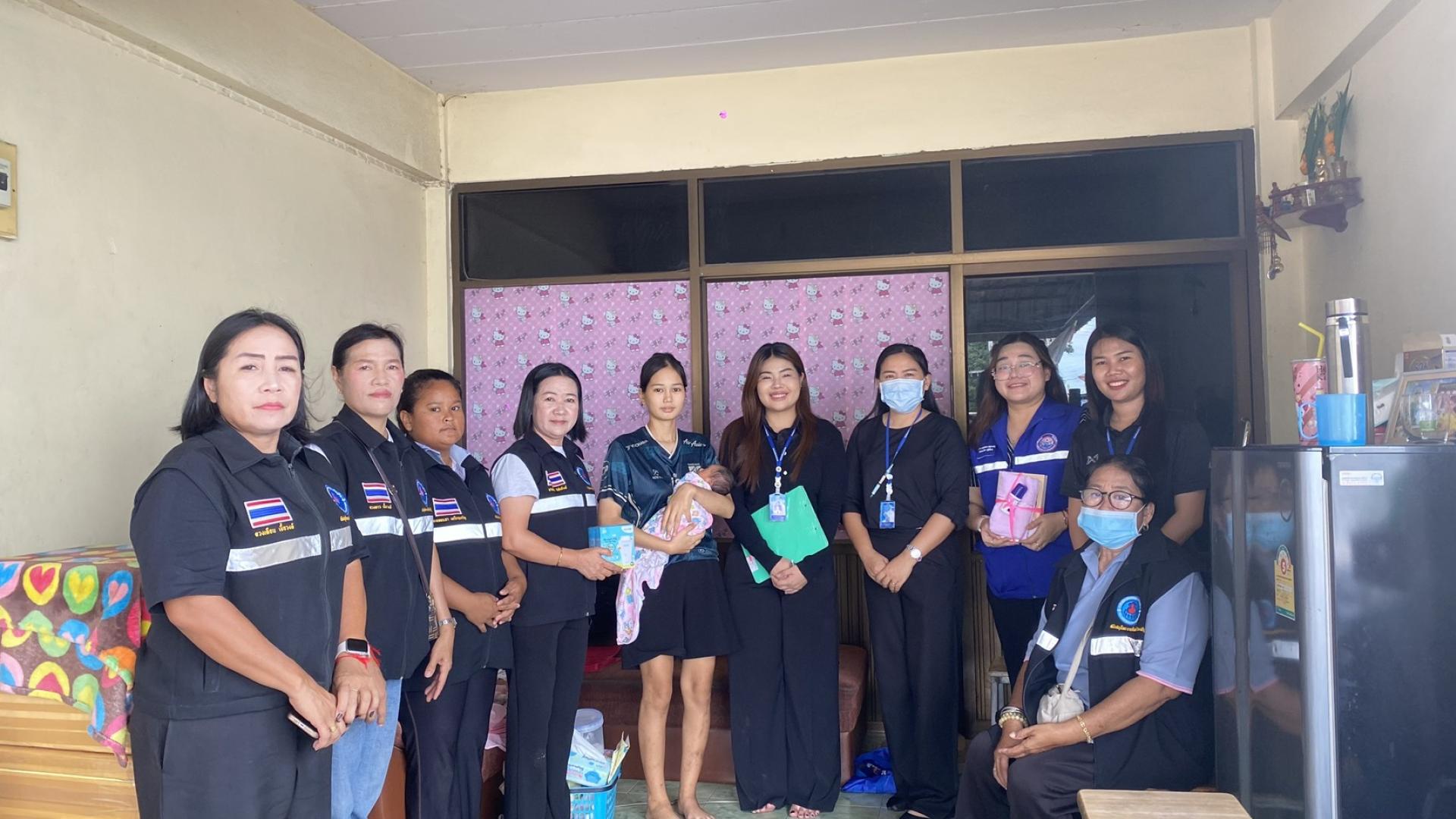 กองสาธารณสุขและสิ่งแวดล้อม ให้บริการเยี่ยมบ้านมารดาหลังคลอด