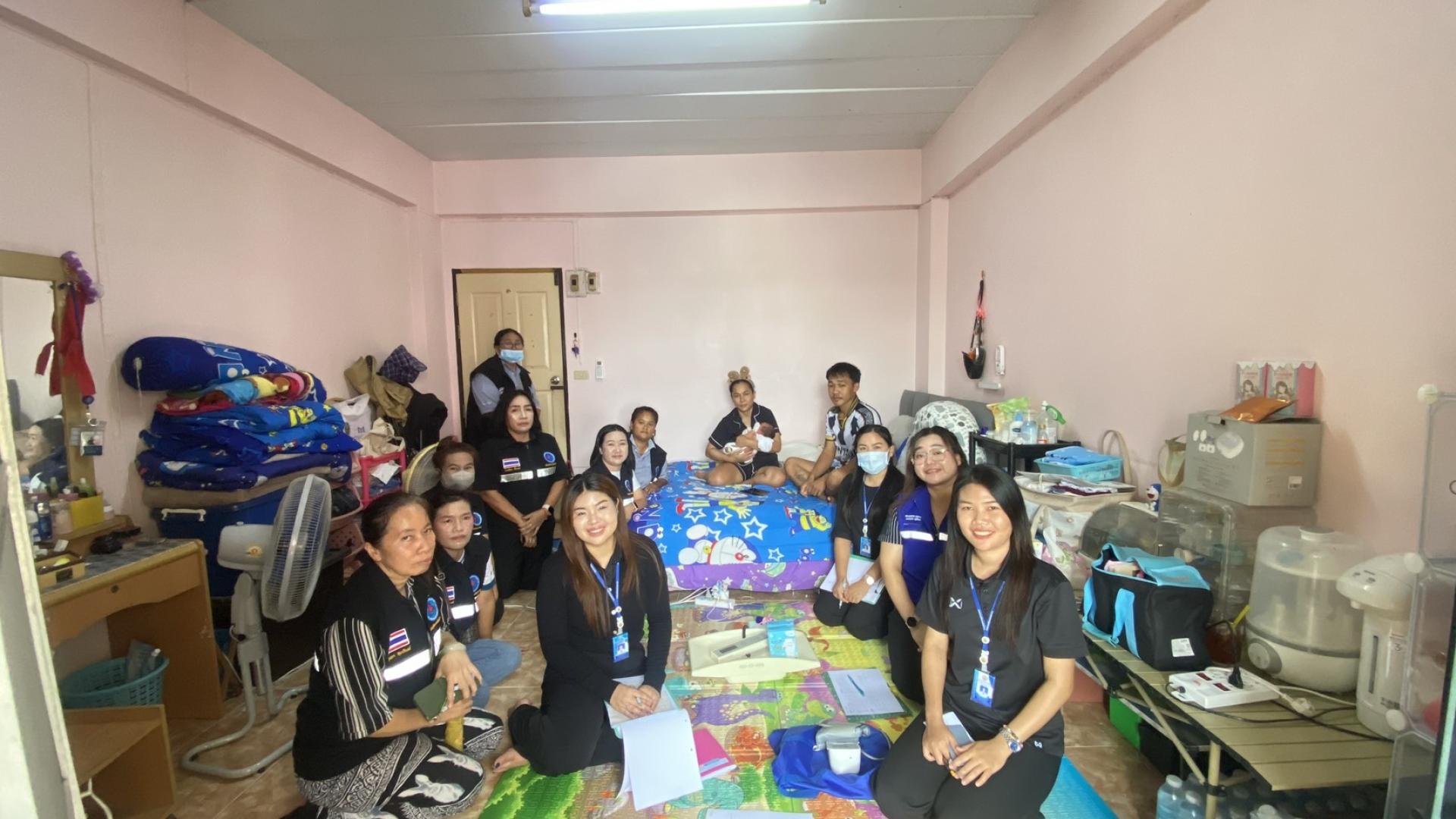 กองสาธารณสุขและสิ่งแวดล้อม ให้บริการเยี่ยมบ้านมารดาหลังคลอด