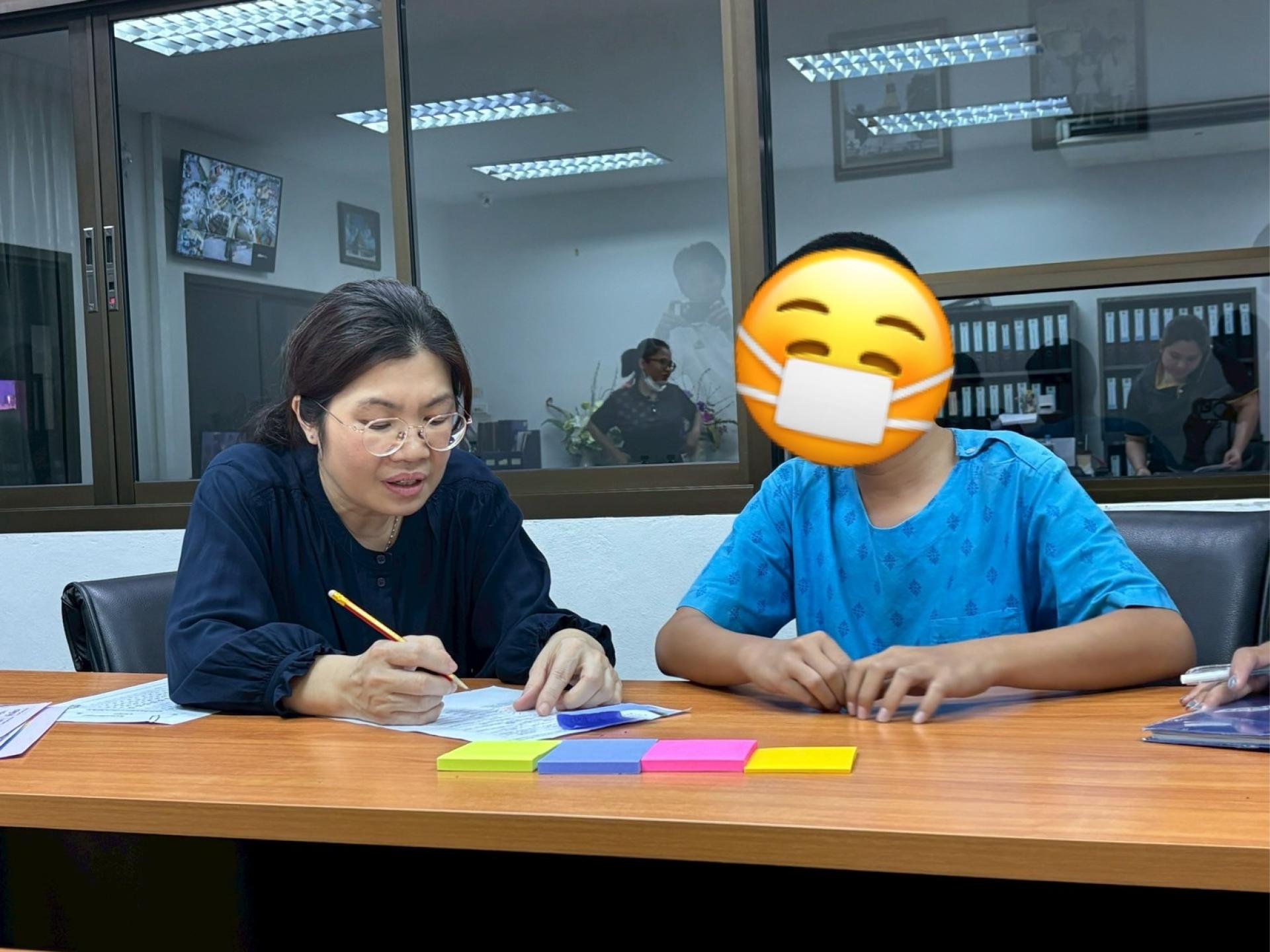 กองสาธารณสุขและสิ่งแวดล้อม ดำเนินการประเมินพัฒนาการเด็กในโรงเรียนเทศบาลดอนหัวฬ่อ ๑ (บ้านมาบสามเกลียว)